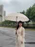 爱上雨24骨雨伞长柄男女士家用大号自动加固结实抗风暴雨专用定制直杆伞 全纤维中棒-加大-24骨梧桐米 实拍图