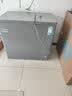 美的210L双温双箱家用冰柜大冷冻小冷藏两用卧式冷柜冰箱电子控温一级能效BCD-210DKEM(E)灰国家补贴 实拍图