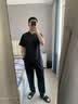 JEEP SPIRIT香云纱真丝中国风唐装男士短袖套装复古风男装汉服中式茶艺服装 黑色 L (170) 115 - 130 斤 晒单实拍图