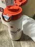 贝亲miiiiichan趣玩系列 学生吸管杯双饮保温杯600ml 直筒杯蓝色 实拍图