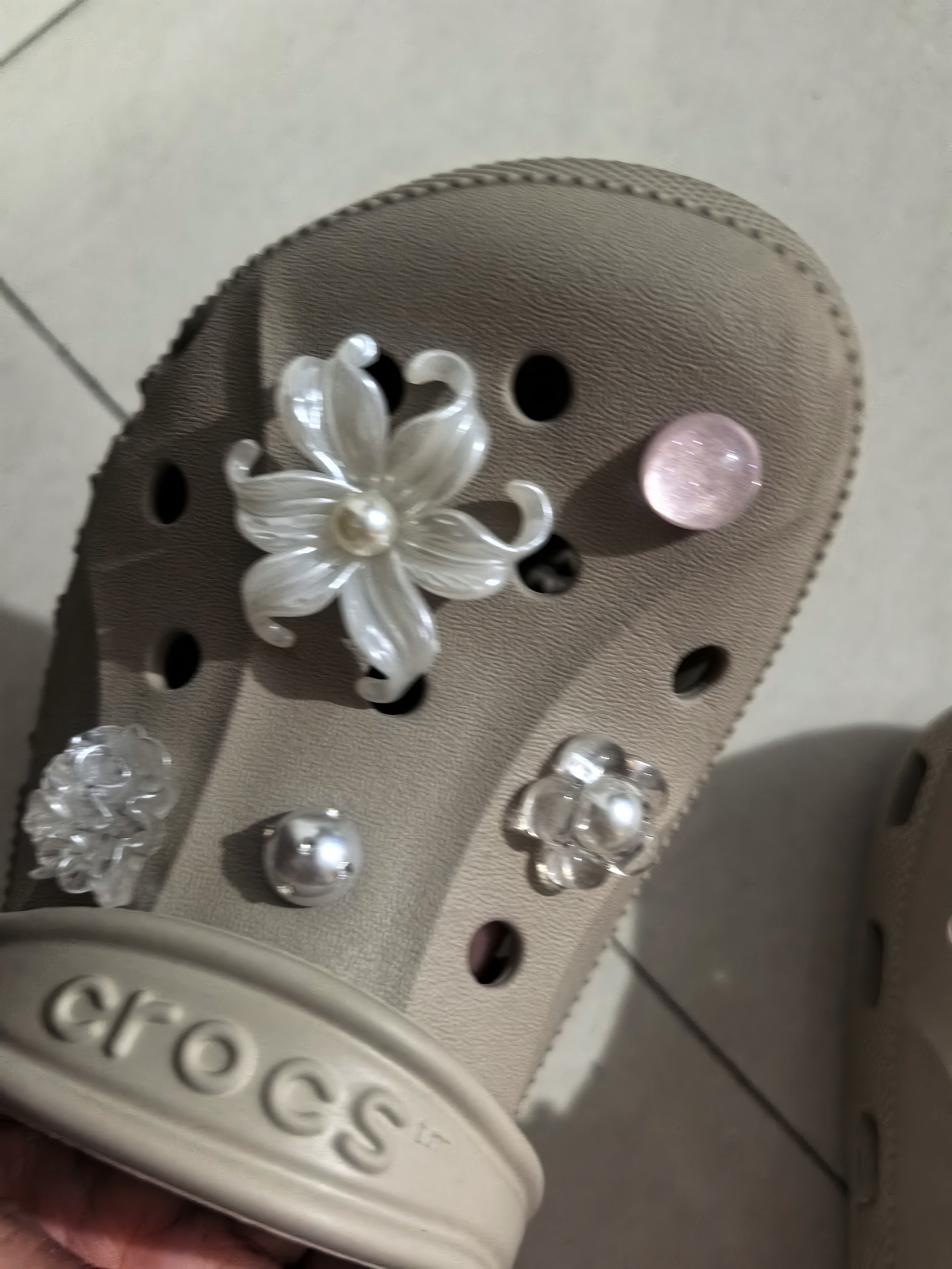 CROCS卡骆驰贝雅洞洞鞋沙滩鞋|10126 卵石色-2V3 37/38(230mm) 实拍图