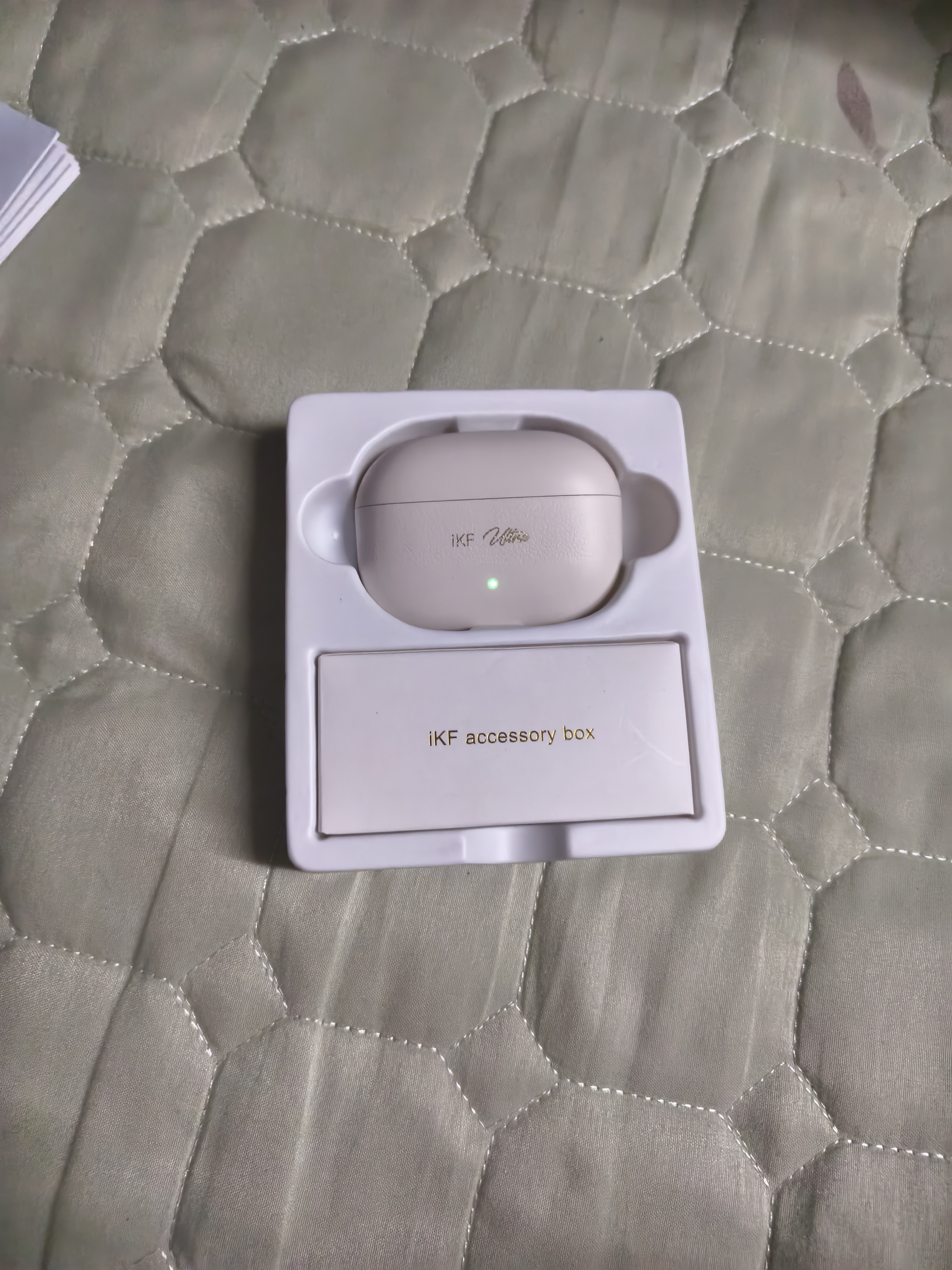 iKF Ultra圈铁降噪真无线蓝牙耳机LDAC高音质ANC主动降噪入耳式发烧超长续航26年新款学生礼物 云岩白 实拍图