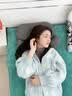 SAWAAG德国颈椎枕头护颈椎助睡眠专用成人反弓枕头深度睡眠颈椎病专用枕 【呵护颈椎 舒缓不适】银月灰 A类 单只 【全网热销300w+】自然牵引颈椎曲线 实拍图
