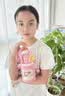 COOKSS儿童保温杯水杯宝宝幼儿园小学生男女吸管杯上学专用便携水壶粉色 实拍图
