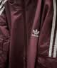 adidas经典通勤百搭休闲运动连帽夹克早秋外套男女阿迪达斯三叶草   暗红   S 实拍图