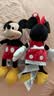 迪士尼（Disney）经典米奇米妮毛绒玩偶玩具大号公仔情侣结婚礼物压床娃娃生日礼物 米奇米妮红色小号组合 赠礼袋 实拍图