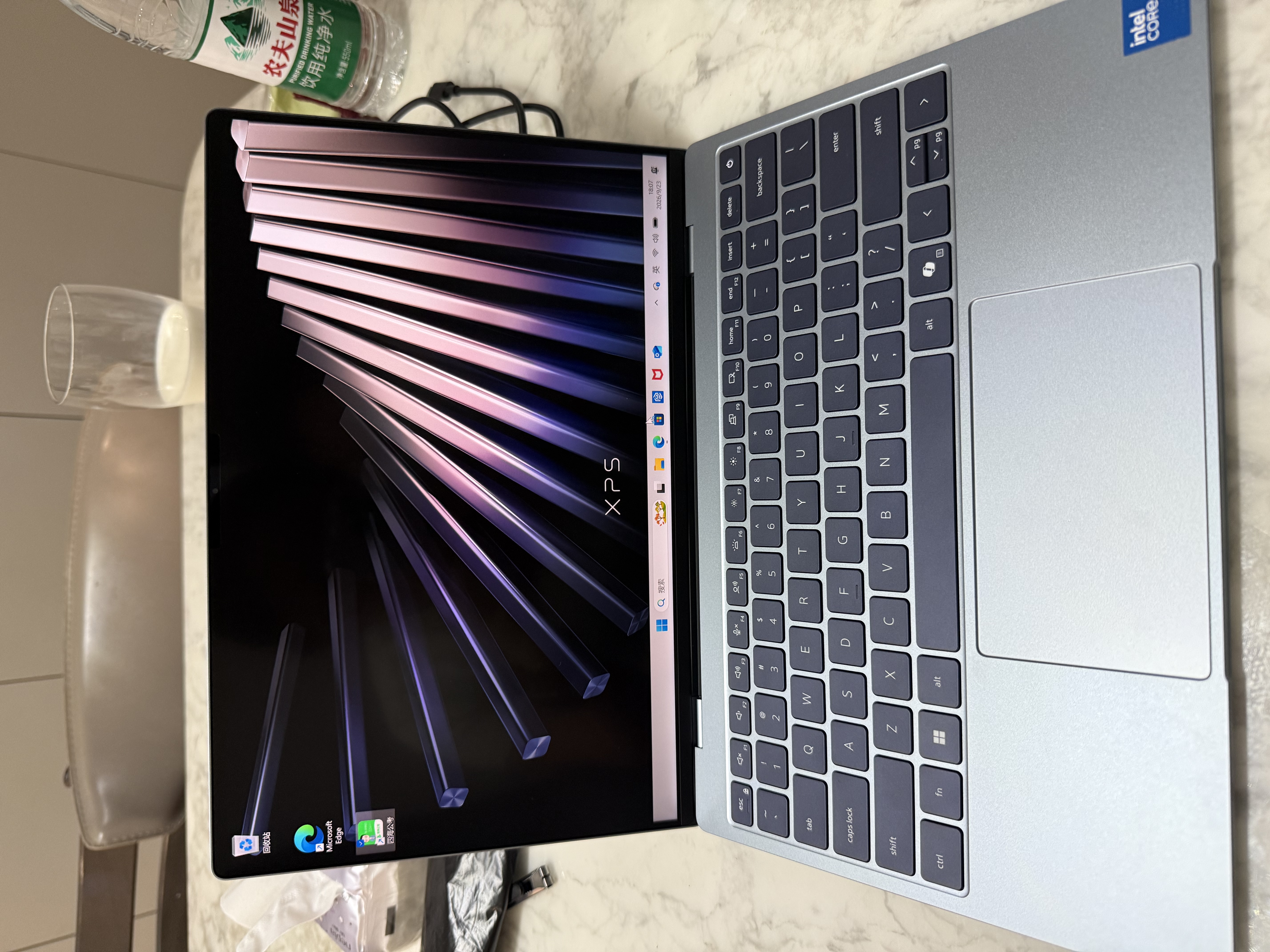 戴尔（DELL）国家补贴笔记本电脑新款XPS 13 Air 第三代酷睿5 AI轻薄本学生办公 2.5K 120Hz高刷触控屏 青空银 实拍图