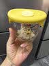 乐扣乐扣辅食盒玻璃保鲜盒小宝宝冷冻储存罐可蒸煮辅食杯姜黄圆形儿童饭盒 实拍图