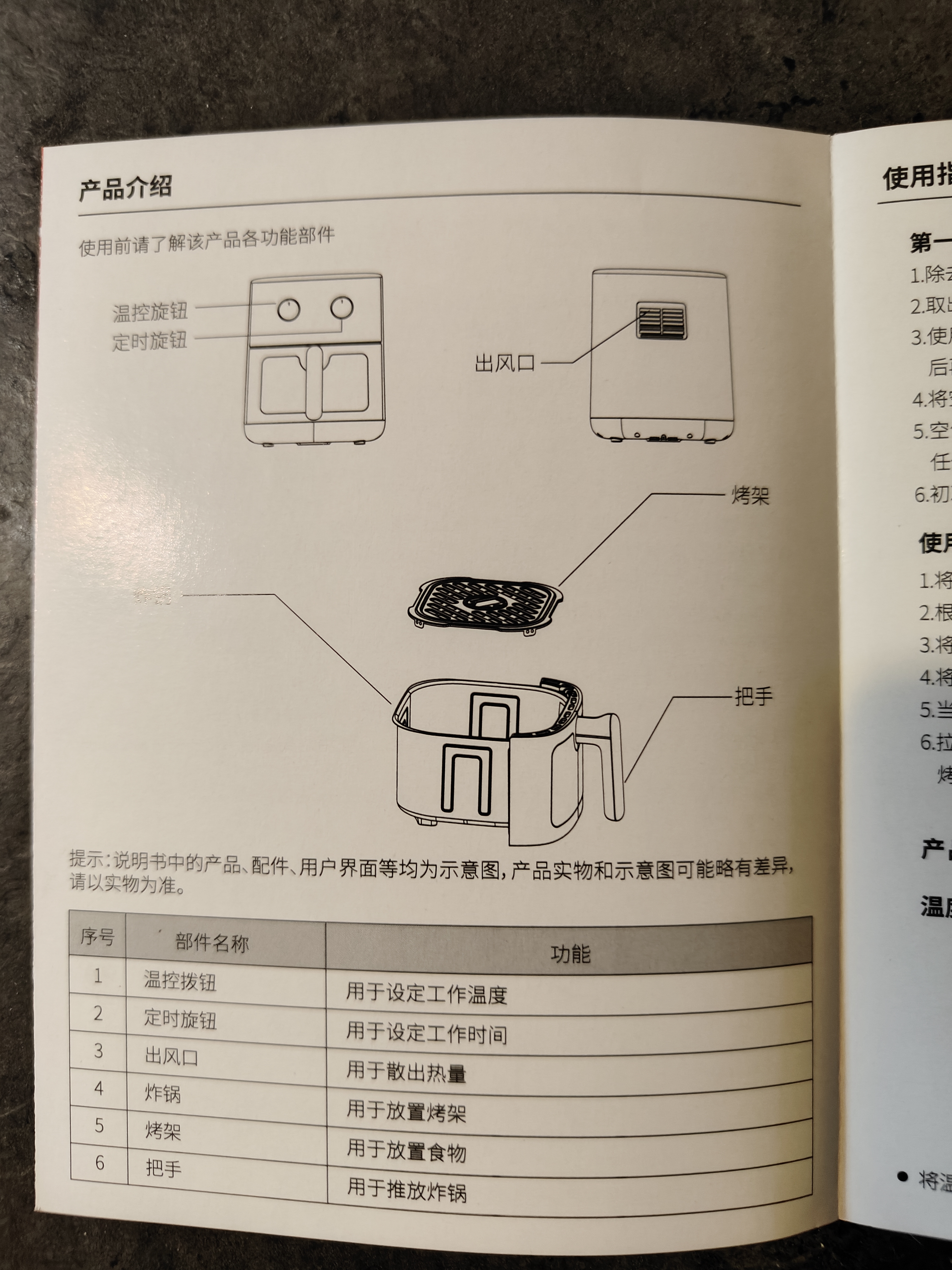 京东京造【专利双风道】空气炸锅美食神器5.5L大容量免翻面可视蒸汽嫩炸机械旋钮可调温家用烤箱 实拍图