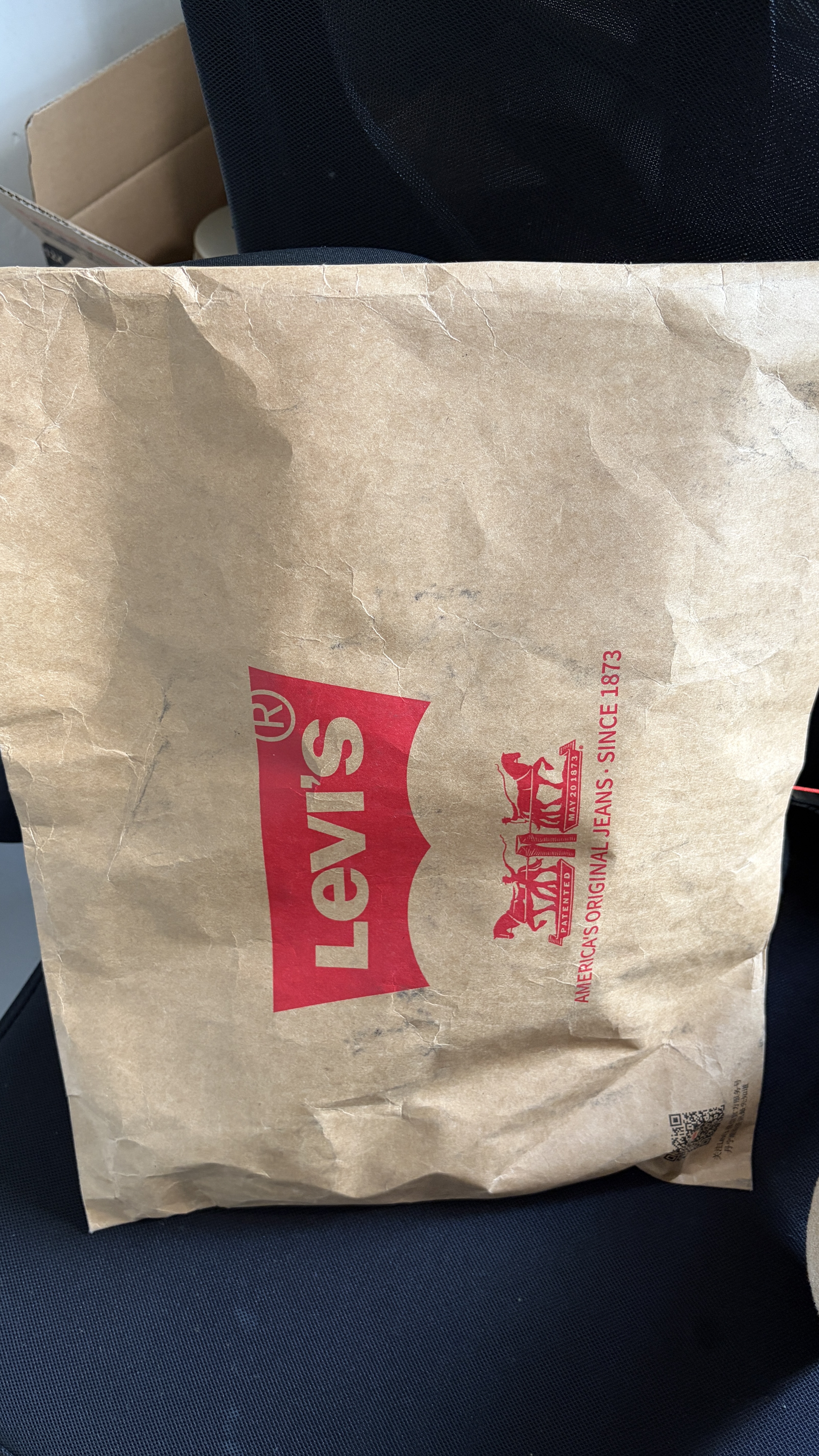 Levi's李维斯男士经典宽松蓝色牛仔衬衫简约美式复古水洗外套 复古深蓝色 M 实拍图