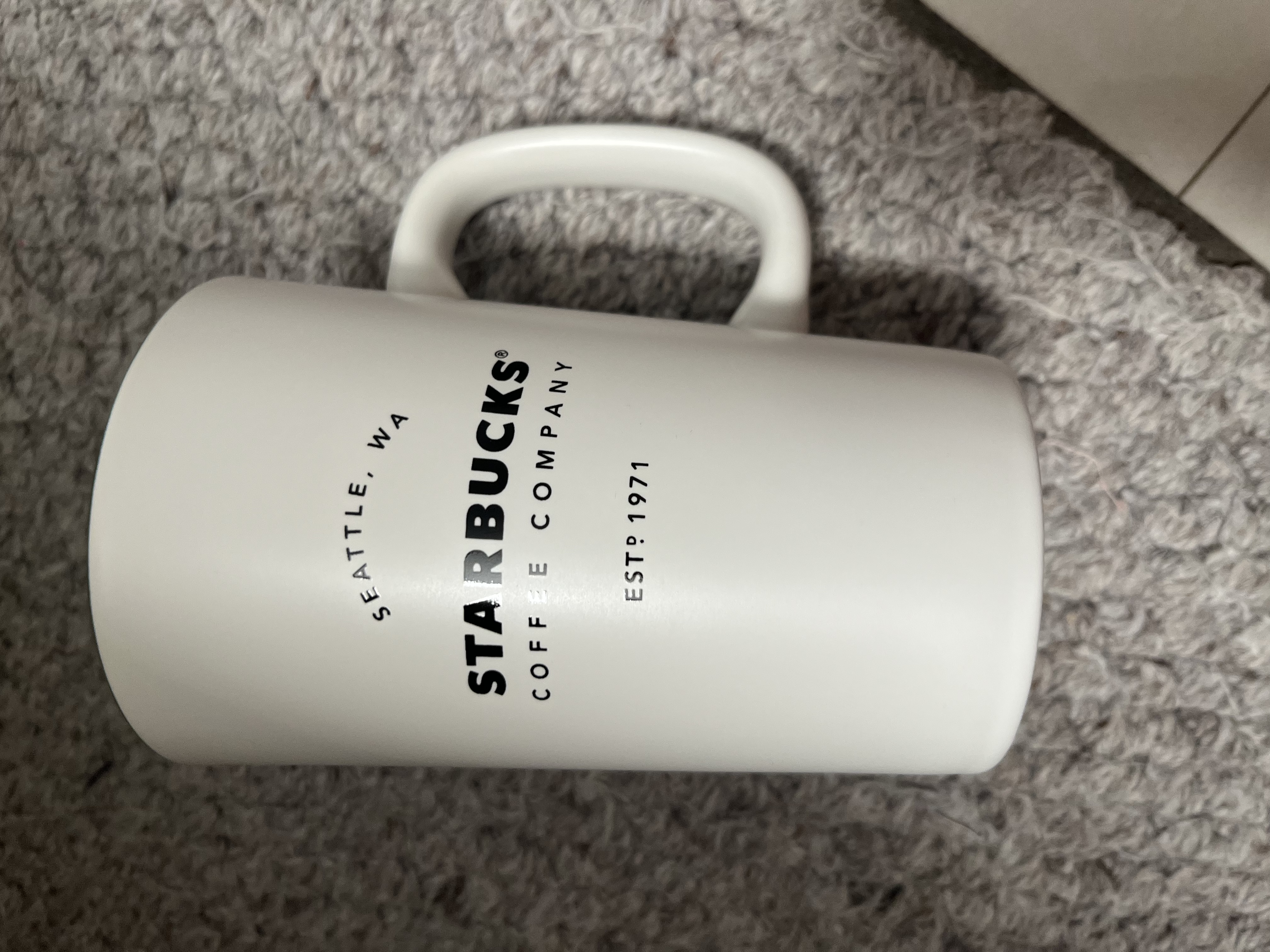 星巴克（Starbucks）经典传承陶瓷马克杯355ml经典款简约水杯泡茶杯办公室教师节礼物 实拍图