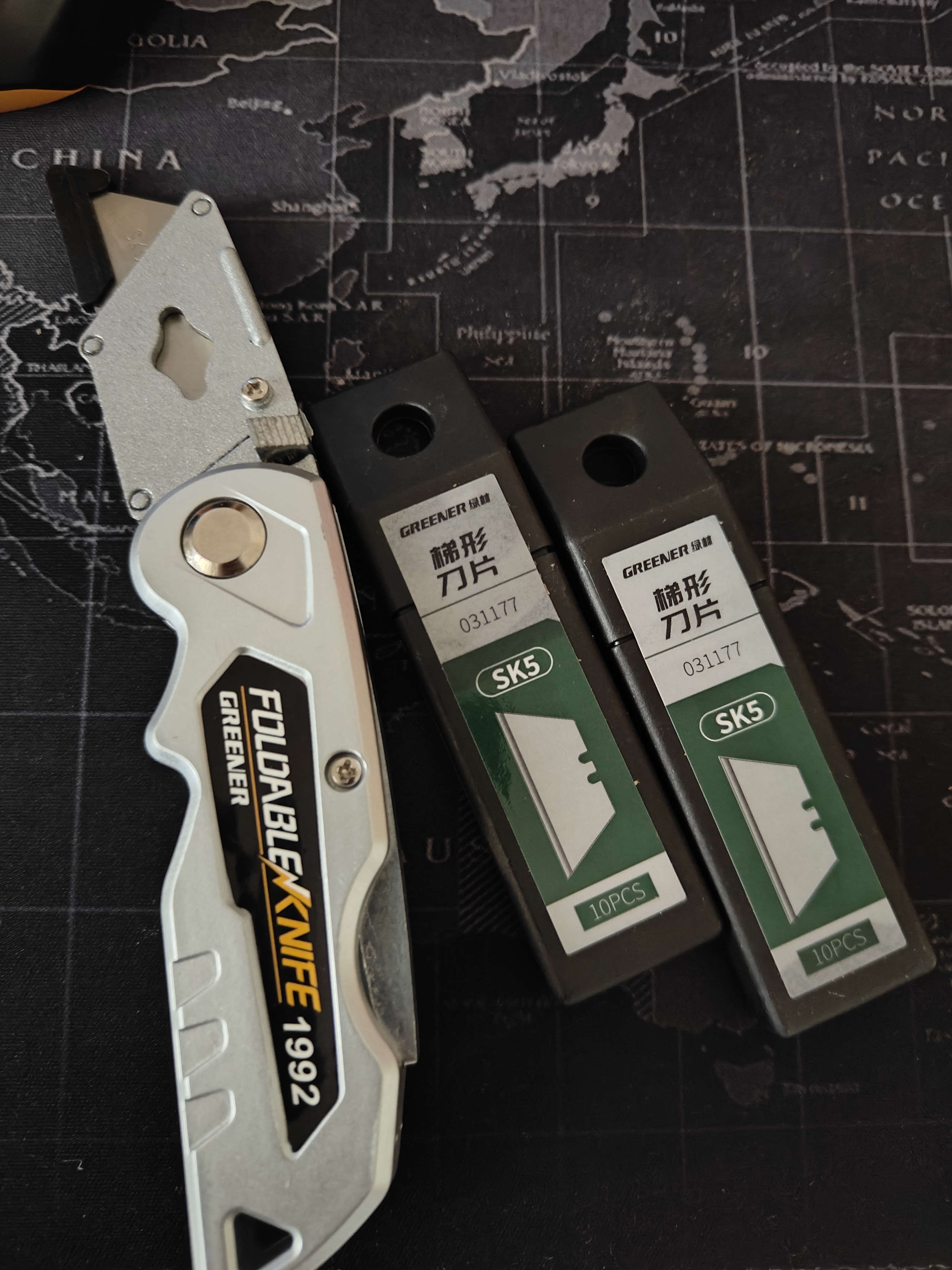 绿林（GREENER）美工刀壁纸刀美工刀架勾刀电工刀重型刀具工具刀墙纸刀工业级 实拍图