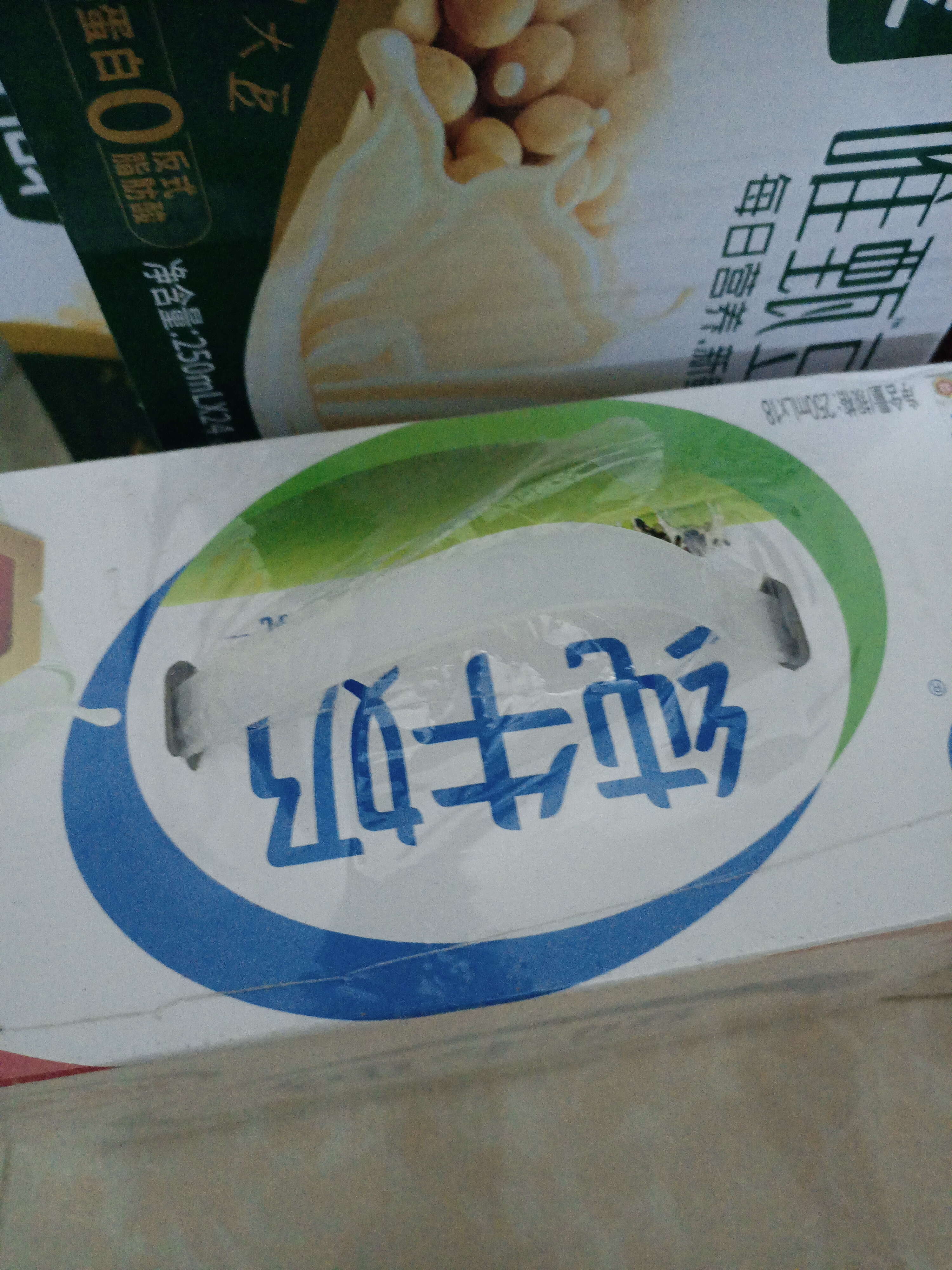 伊利全脂纯牛奶 250ml*18盒 每100ml含3.3g蛋白质 礼盒装 实拍图
