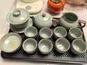 京东京造茶具整套功夫茶壶杯盘套装实用带茶盘中秋送礼物家用天青汝窑16件 实拍图