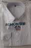 罗蒙（ROMON）【桑蚕丝免烫】长袖衬衫男士白衬衫修身衬衣商务职业男装白色41 实拍图