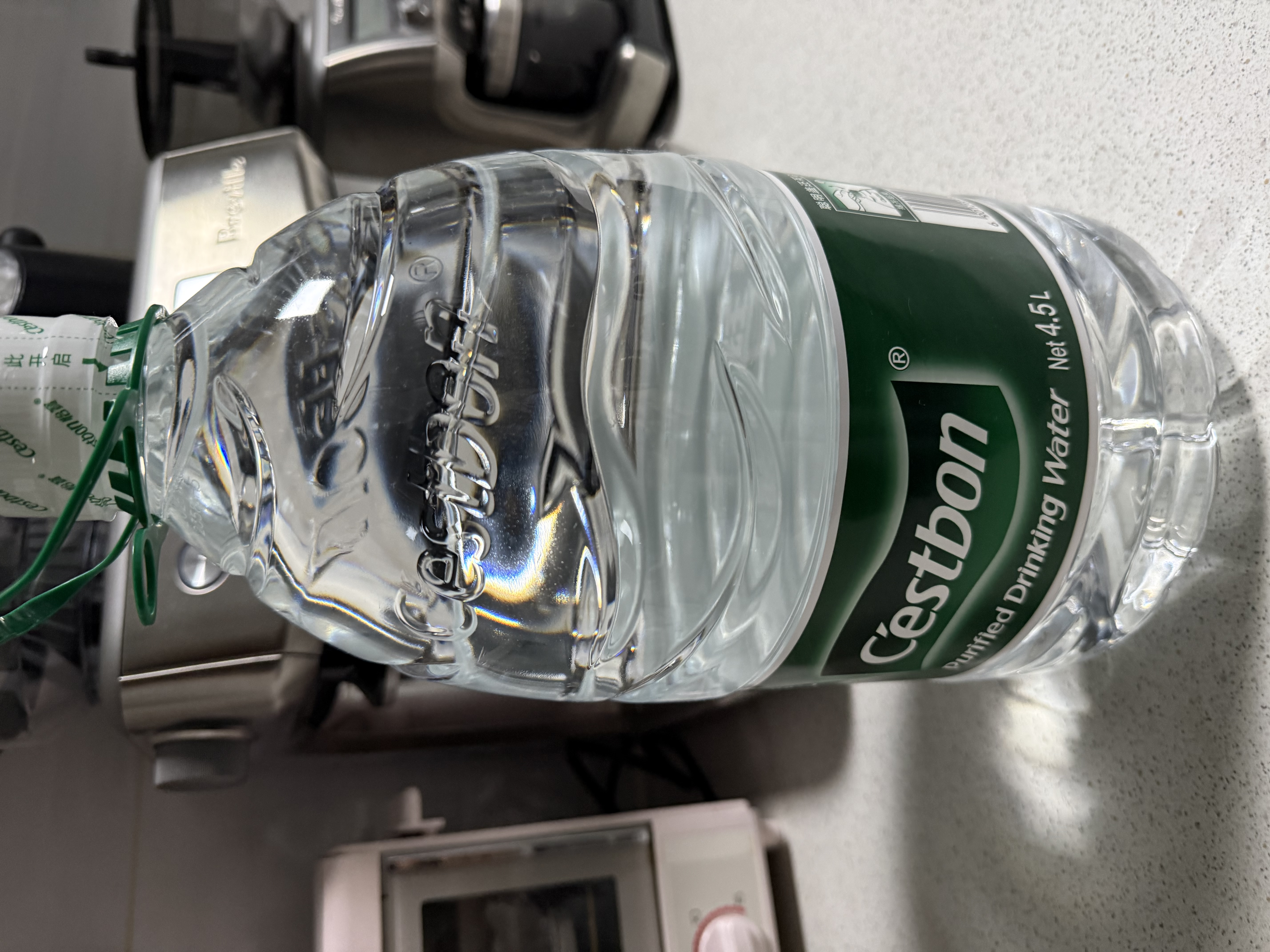 怡宝 饮用水 纯净水4.5L*4桶装水 整箱装 实拍图