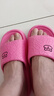 百慕倾臣 拖鞋女踩屎感夏室内家居家用情侣防滑静音厚底洗澡浴室 凉拖鞋男 玫红 38-39 正码（内长250MM） 实拍图
