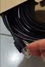 绿联超六类网线 CAT6A类万兆成品网线 家用电脑网络宽带工程跳线8芯双绞线兼容千兆2.5g 黑色20米55164 实拍图