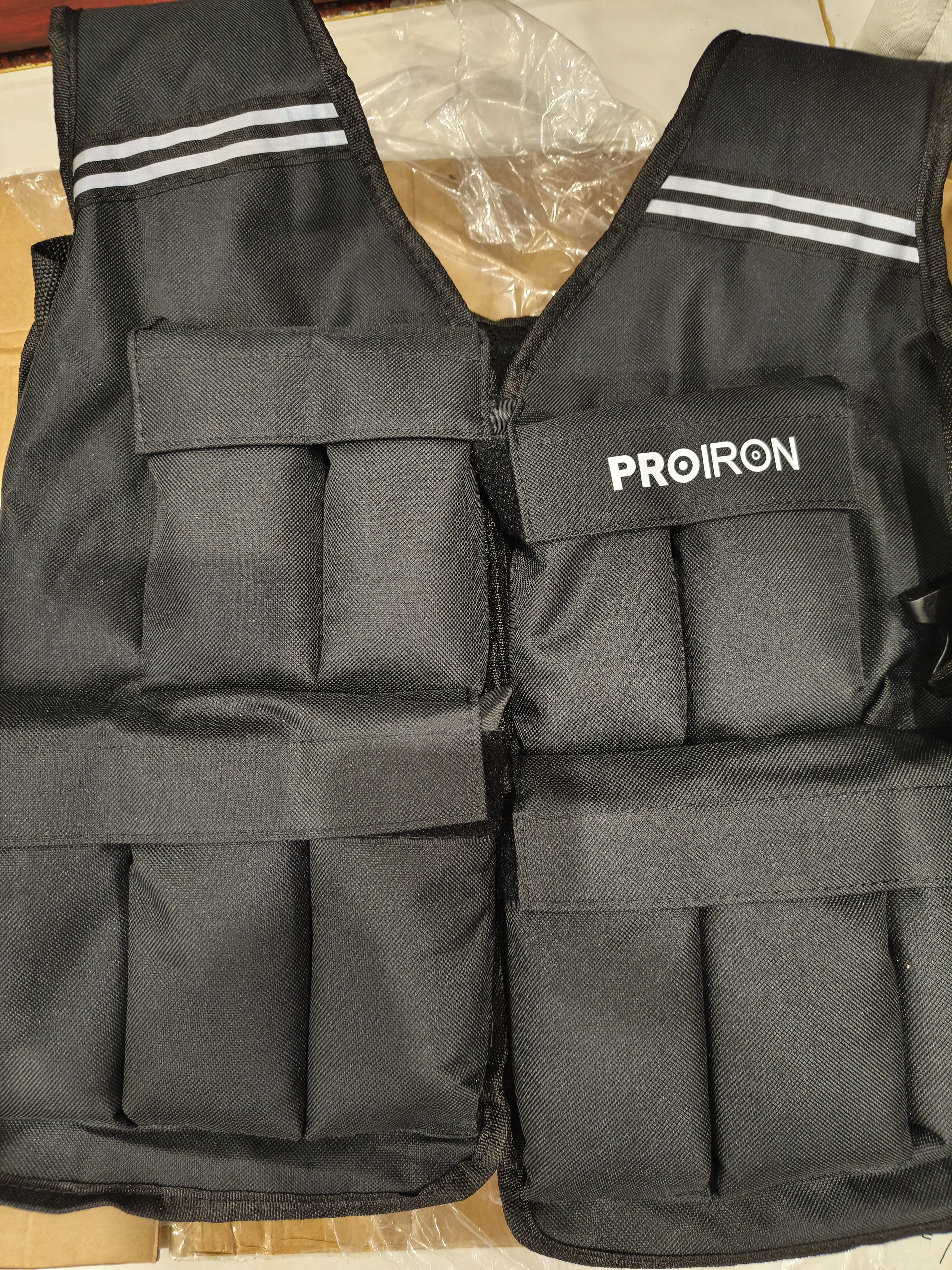 PROIRON普力艾 负重背心马甲男可调节加重沙衣跑步沙袋隐形装备1-20KG 实拍图