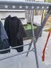 京东京造落地晾衣架 铝合金可伸缩折叠 阳台晒被子挂衣架 加厚大容量 实拍图