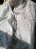 构致（GLOY&ZENITH）夏季亚麻衬衫男士短袖薄款衬衣商务休闲简约纯色棉麻半袖男上衣潮 白色 L（115-130斤） 实拍图