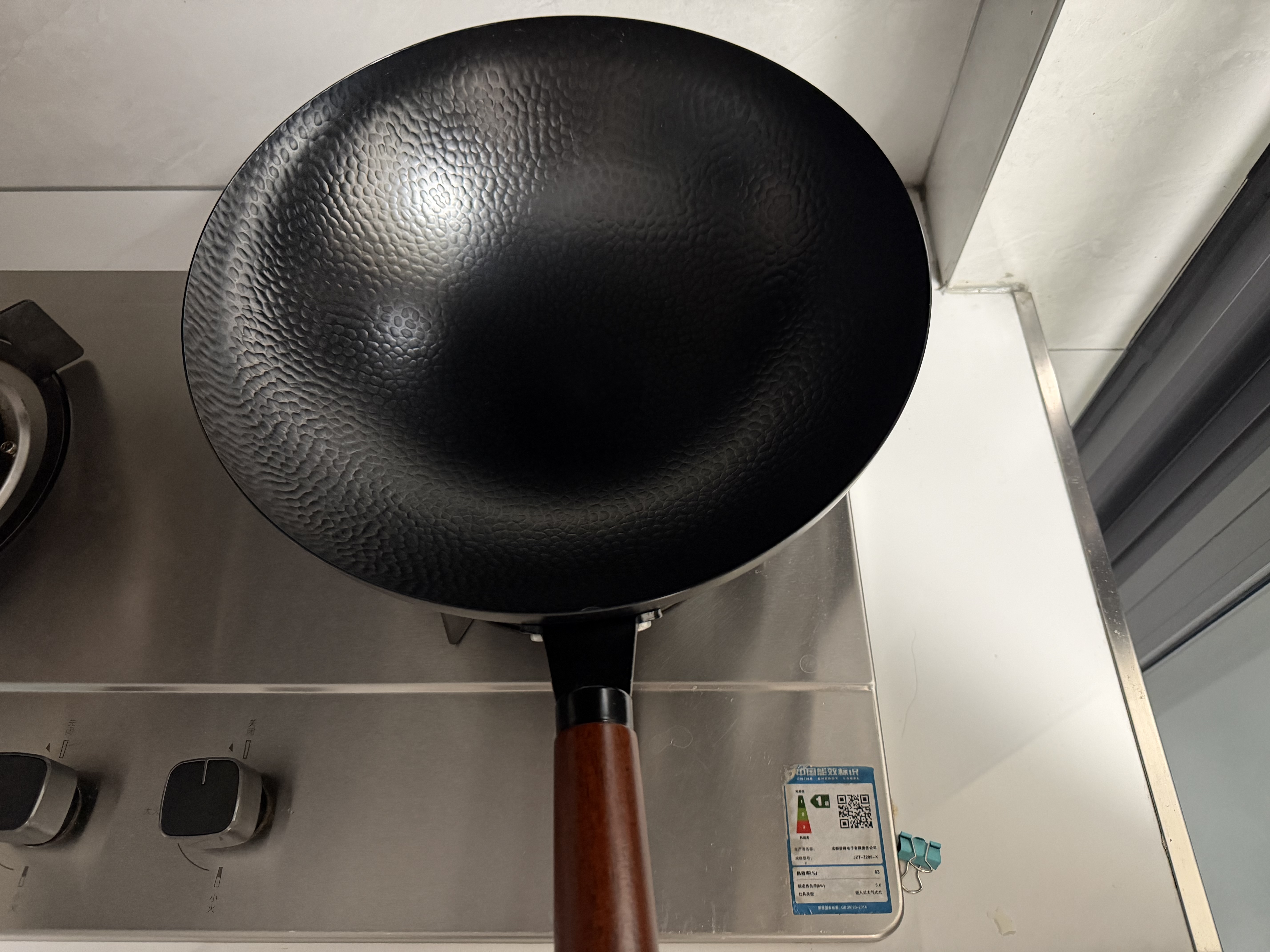美的（Midea）铁锅炒锅健康无涂层精铁炒菜锅家用明火燃气灶凹面电磁炉专用32cm 实拍图