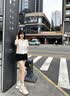 ZHR德训鞋女春秋复古运动休闲鞋女百搭厚底显高女鞋 KS210 杏色  37 实拍图