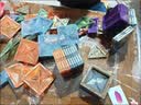 babycare彩窗磁力片磁吸积木拼插儿童益智玩具男女孩周岁节日生日礼物60片 实拍图