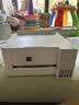 爱普生（EPSON）【6代新品】L4356墨仓式彩色无线AI学习打印机一体机家用/办公  L4266升级版(自动双面 液晶屏 白) 实拍图