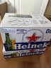 喜力0.0啤酒330ml*24听整箱装 喜力啤酒Heineken新加坡进口喜宴礼酒 实拍图
