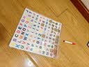 盼彩多样套装磁性贴儿童早教益智玩具教具（大小写英文字母数字符号水果蔬菜汽车动物大拇指磁贴） 实拍图