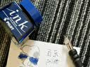 百乐（PILOT）非碳素墨水不堵笔 钢笔用墨水瓶装30ml INK-30-BB原装进口蓝黑色 实拍图