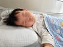 韩贝蓓 儿童护肚围婴儿肚脐防着凉宝宝睡觉护肚子防踢被子睡袋神器 DW21 (蓝色云朵)L码 身高70-95cm 实拍图