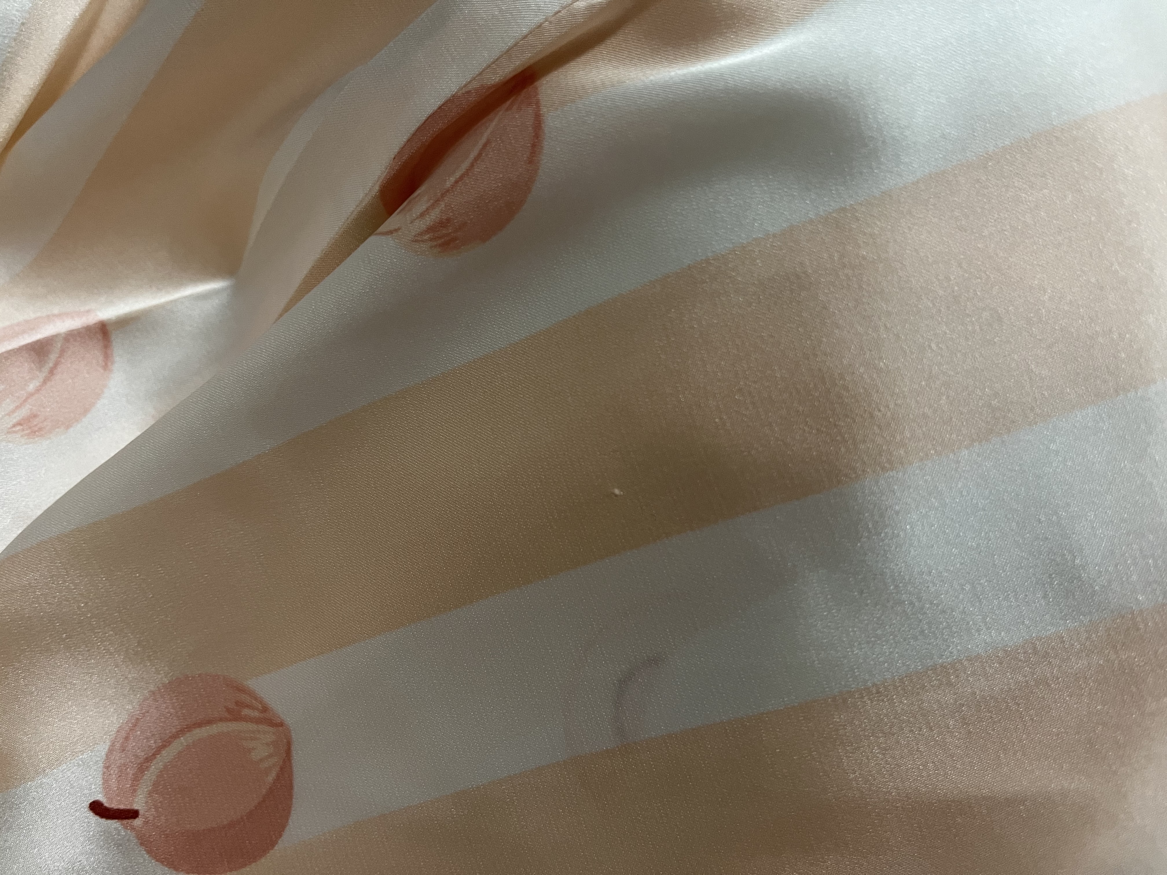 蕉内515H好好吃睡衣女士丝质缎面丝滑光泽印花短袖可外穿情侣家居服女 实拍图