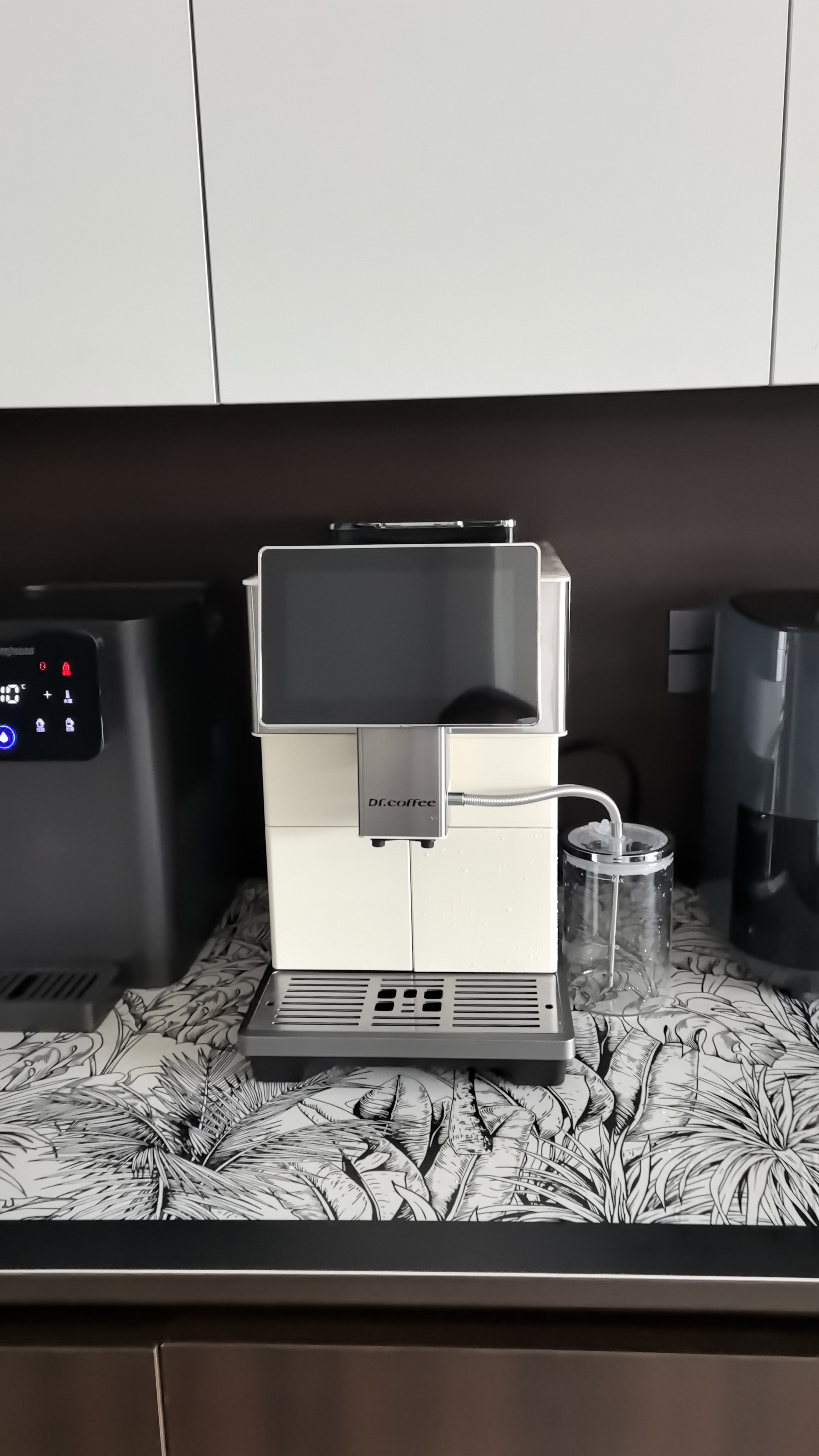 咖博士H3白色家用咖啡机全自动意式家用小型研磨一体式一键真冷萃新鲜咖啡冷热饮品 实拍图