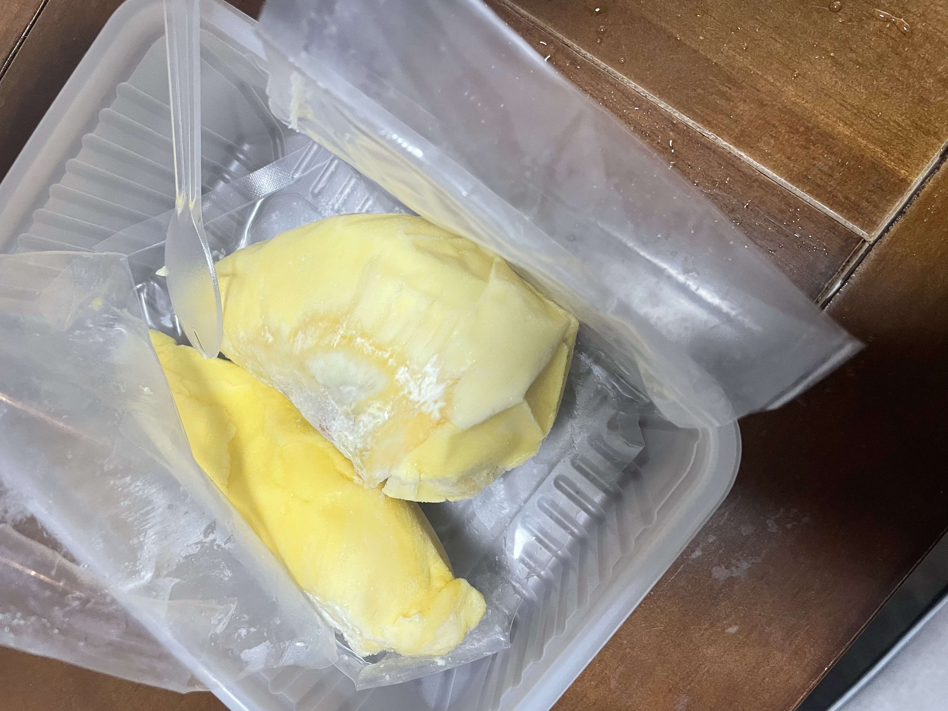 佳农泰国冷冻金枕榴莲肉250g 生鲜水果 中秋礼盒 实拍图