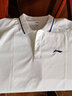 李宁 短袖polo衫男女同款夏季新款透气翻领t恤男单位团购订制棉运动服 男款-标准白121 3XL 实拍图