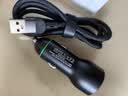 360车载充电器数据线套装 66W超级快充双口USB 点烟器充电头一拖二转换器适用华为小米 实拍图