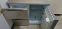 航天民生BCD-210CV 卧式冰箱家用橱柜嵌入式小型侧开门柜式矮电冰箱 酷金 实拍图