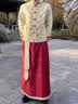 花花公子汉服成人男明制飞鱼服男女情侣同款古风日常中国风外套秀禾服 红色【高定面料】 M 100-115【高定面料】 晒单实拍图