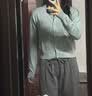 H&M女装毛针织衫夏季慵懒风休闲打底衫短款开衫内搭外套0579541 浅黄色203 M 165/96 实拍图