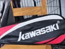 川崎（KAWASAKI）羽毛球拍轻量化碳素中杆对拍KD-1蓝红（已穿线+6球+手胶+拍包） 实拍图