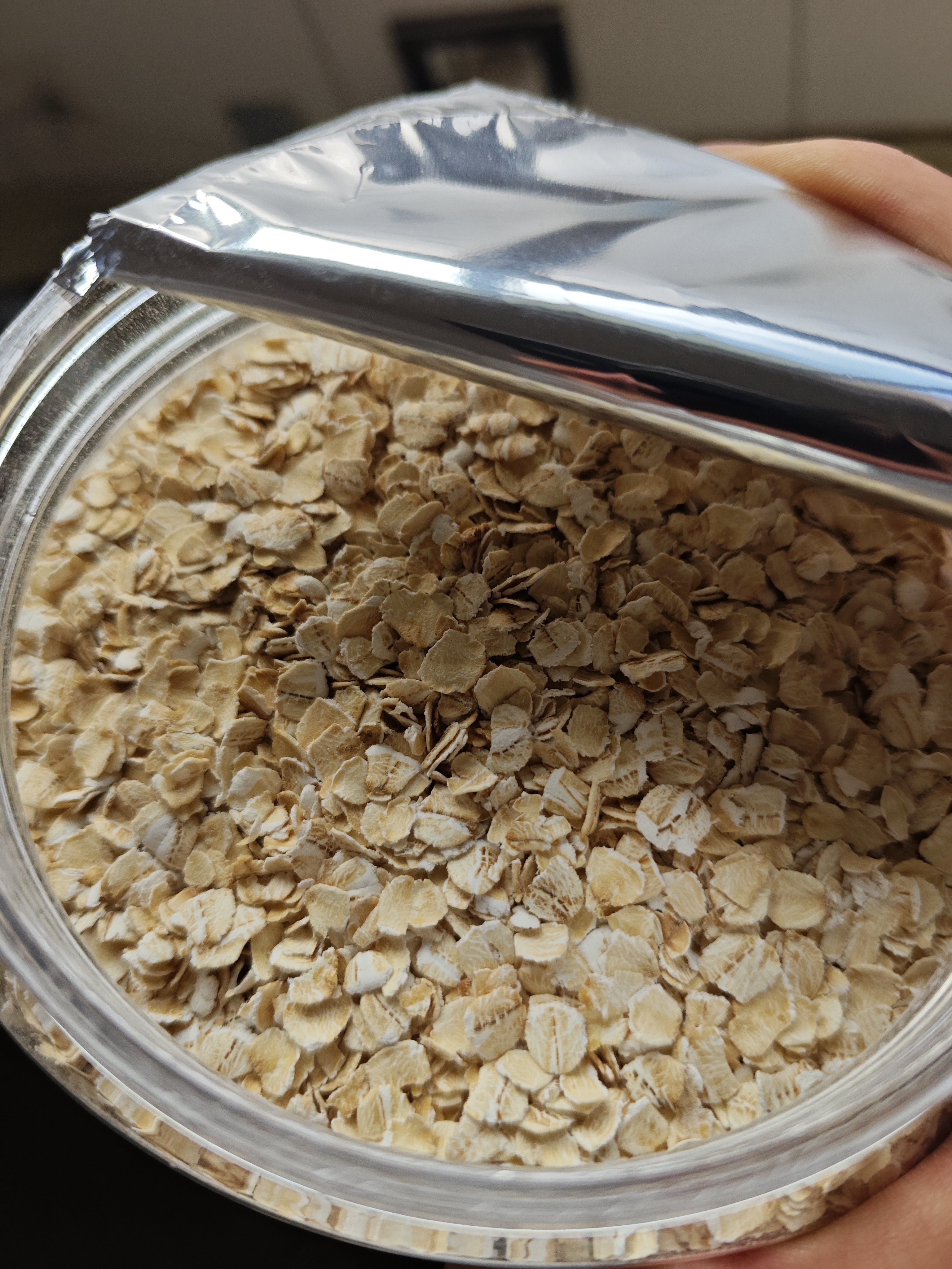 阴山优麦有机裸燕麦片1000g桶装 可冷泡高蛋白质 膳食纤维  0添加蔗糖 实拍图