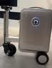 爱尔威（Airwheel）电动行李箱可骑行智能拉杆箱可坐可代步20英寸登机箱 豪华版一银 实拍图