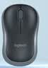 罗技（Logitech）M185鼠标 无线鼠标 办公鼠标 对称鼠标 黑色蓝边 带无线2.4G接收器 实拍图