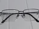 依视路（ESSILOR） 钻晶系列高清耐磨防蓝光近视超薄镜片专业配度数眼镜架男女镜框 钛+金属-全框-4021BK-黑色 镜框+依视路A4防蓝光1.56现片 实拍图