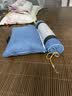 茶礼世家颈椎枕头护颈椎助睡眠加热敷艾草荞麦按摩圆柱专用枕决明子护颈枕 天空蓝（清爽透气） 升级【震动按摩+草本热敷+气囊充气】20味草本护颈枕 实拍图