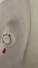 心连心电熨斗老式烫斗熨烫衣服专用熨斗不锈钢家用小型手持烫画机可调温1000W大功率 不锈钢底板【白色】 实拍图