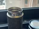 京东京造 钛健康保温杯黑钛【茶水分离】茶杯子纯钛水杯男女曜石黑 520ml 实拍图