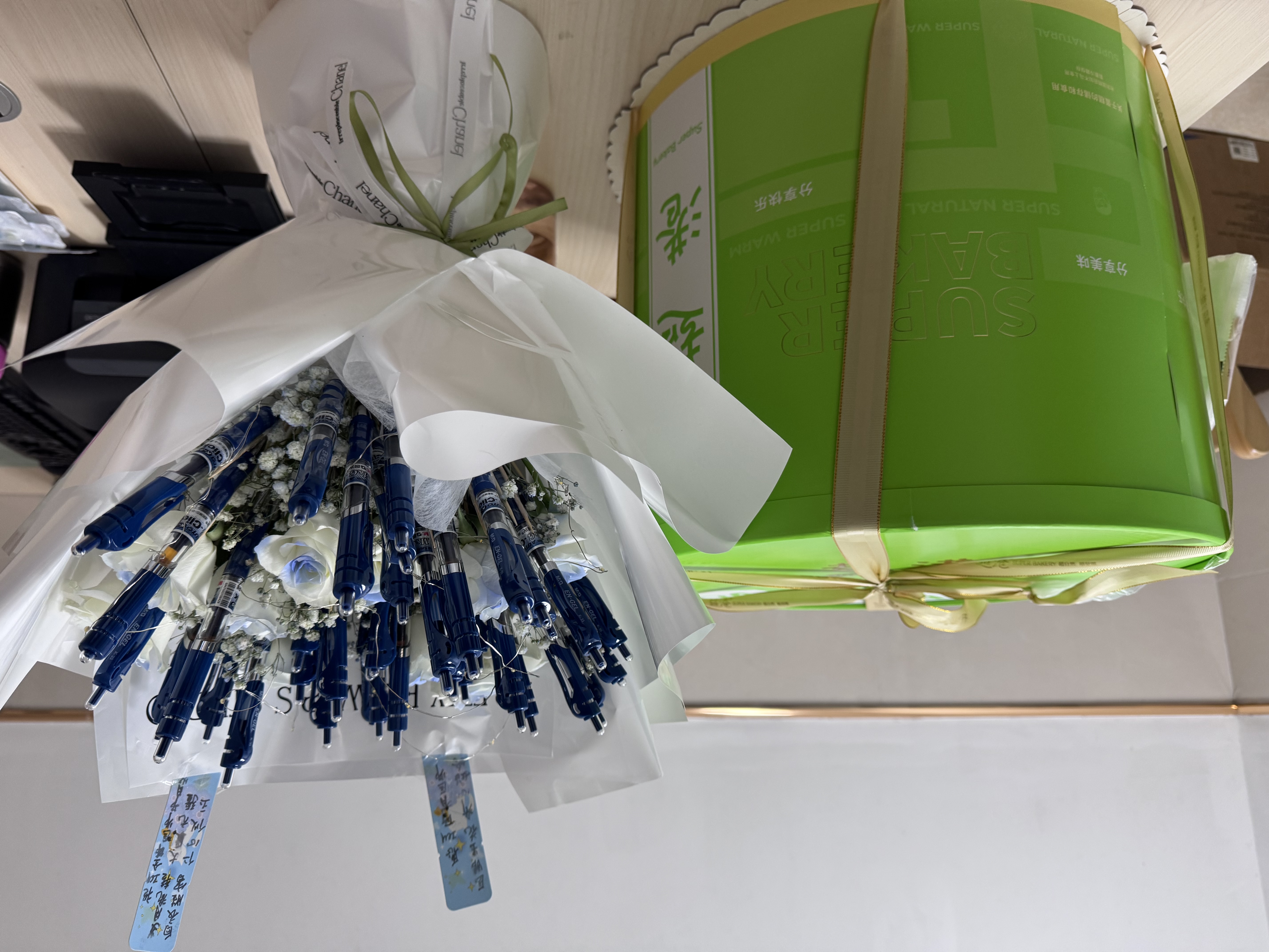 晨光（M&G）K35按动中性笔0.5mm墨蓝色中性笔经典考试按动子弹头碳素刷题笔签字笔水笔K35B1 12支 实拍图
